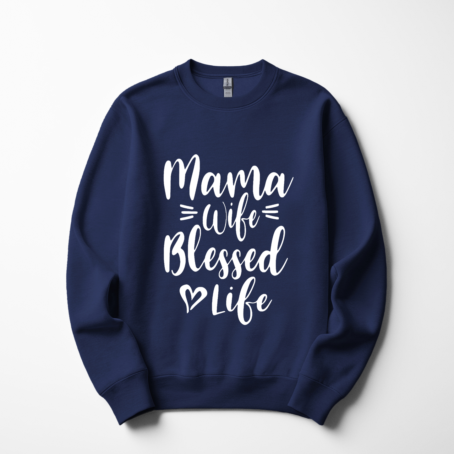 Mama Wife Blessed Life Sweatshirt – Cozy & Inspirational Women's Wear