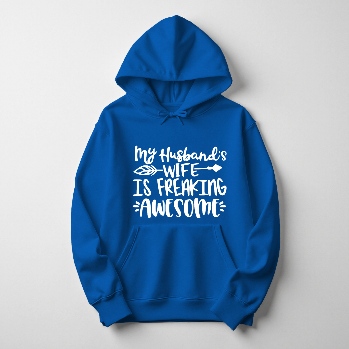 My Husband’s Wife is Freaking Awesome Hoodie – Bold & Funny Women’s Pullover