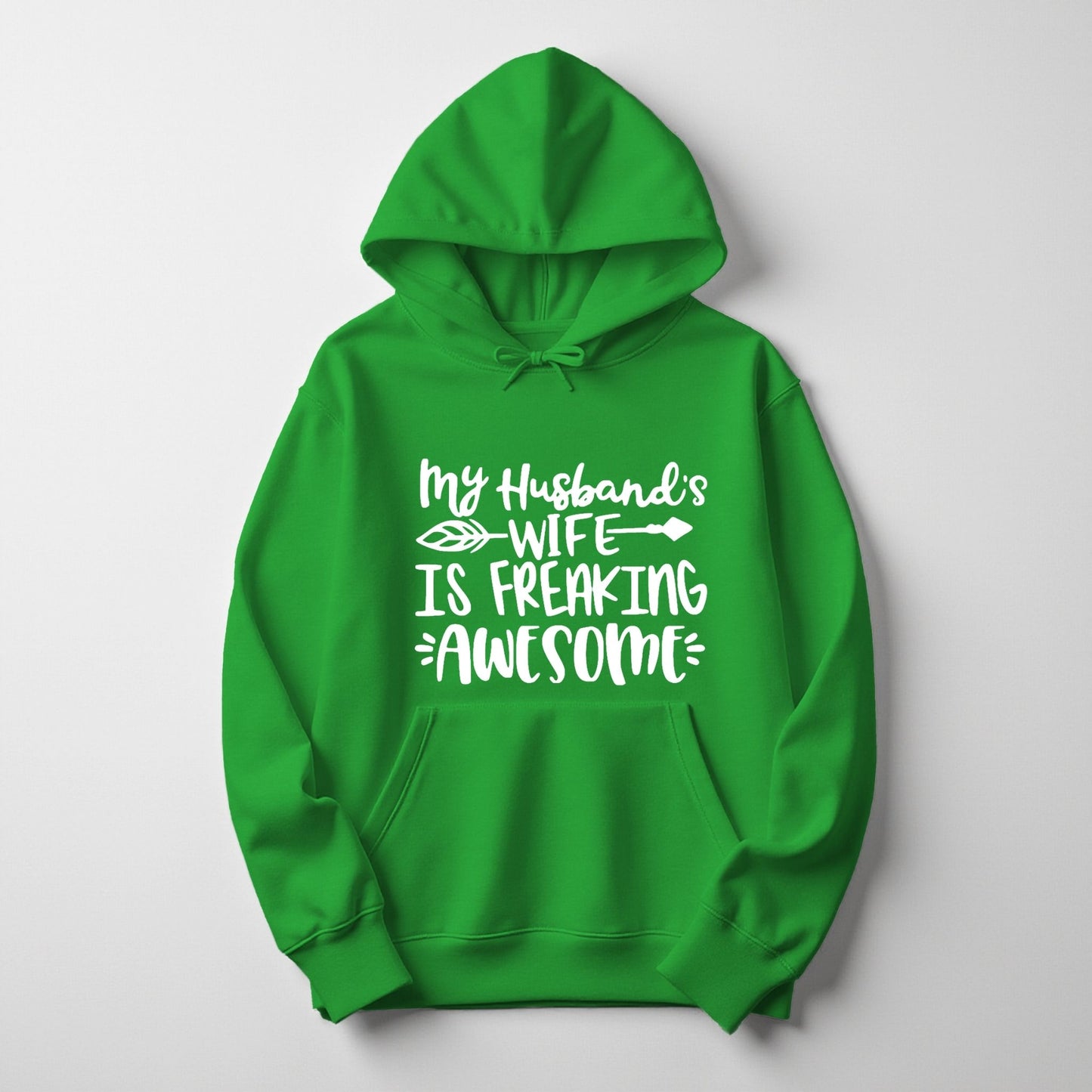 My Husband’s Wife is Freaking Awesome Hoodie – Bold & Funny Women’s Pullover