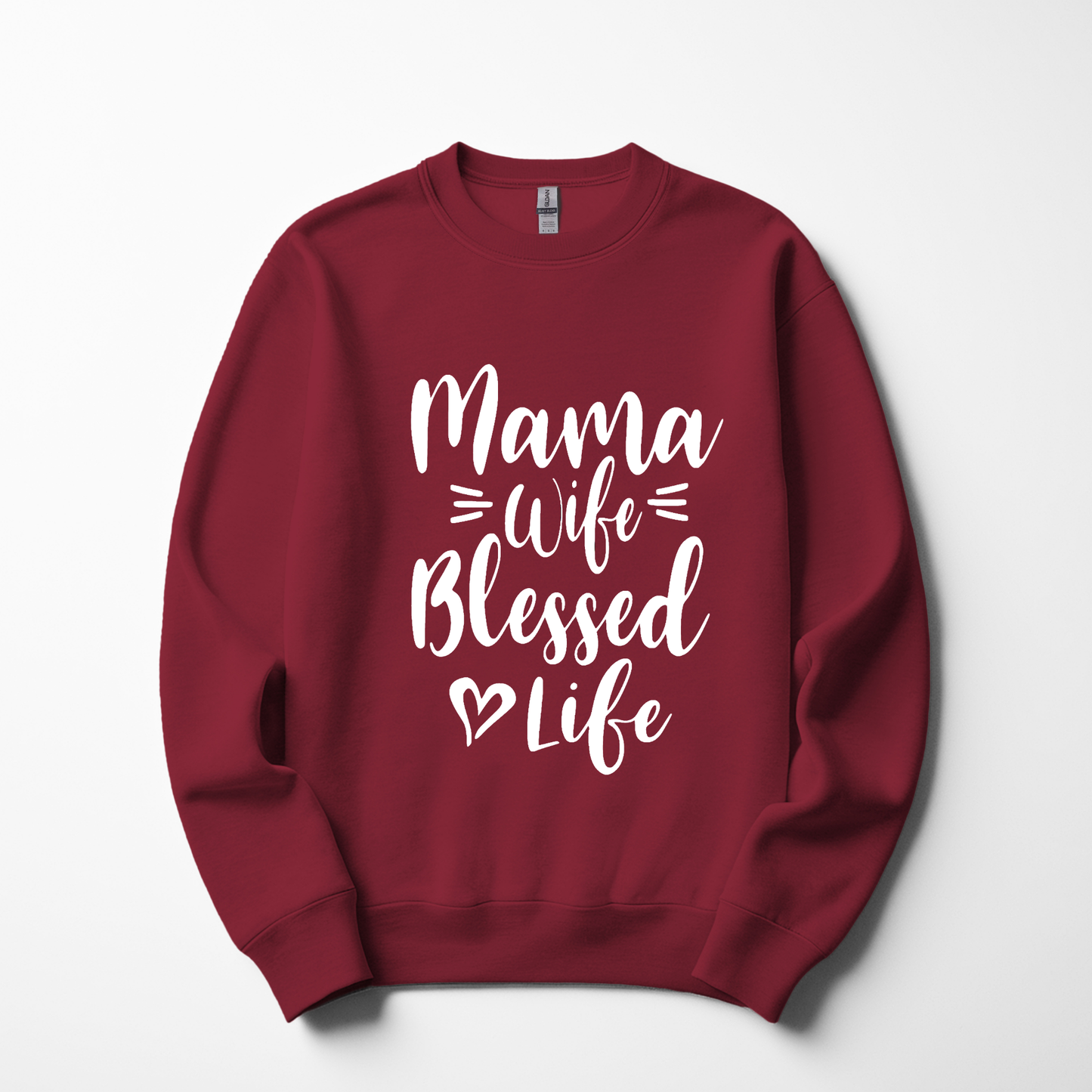 Mama Wife Blessed Life Sweatshirt – Cozy & Inspirational Women's Wear