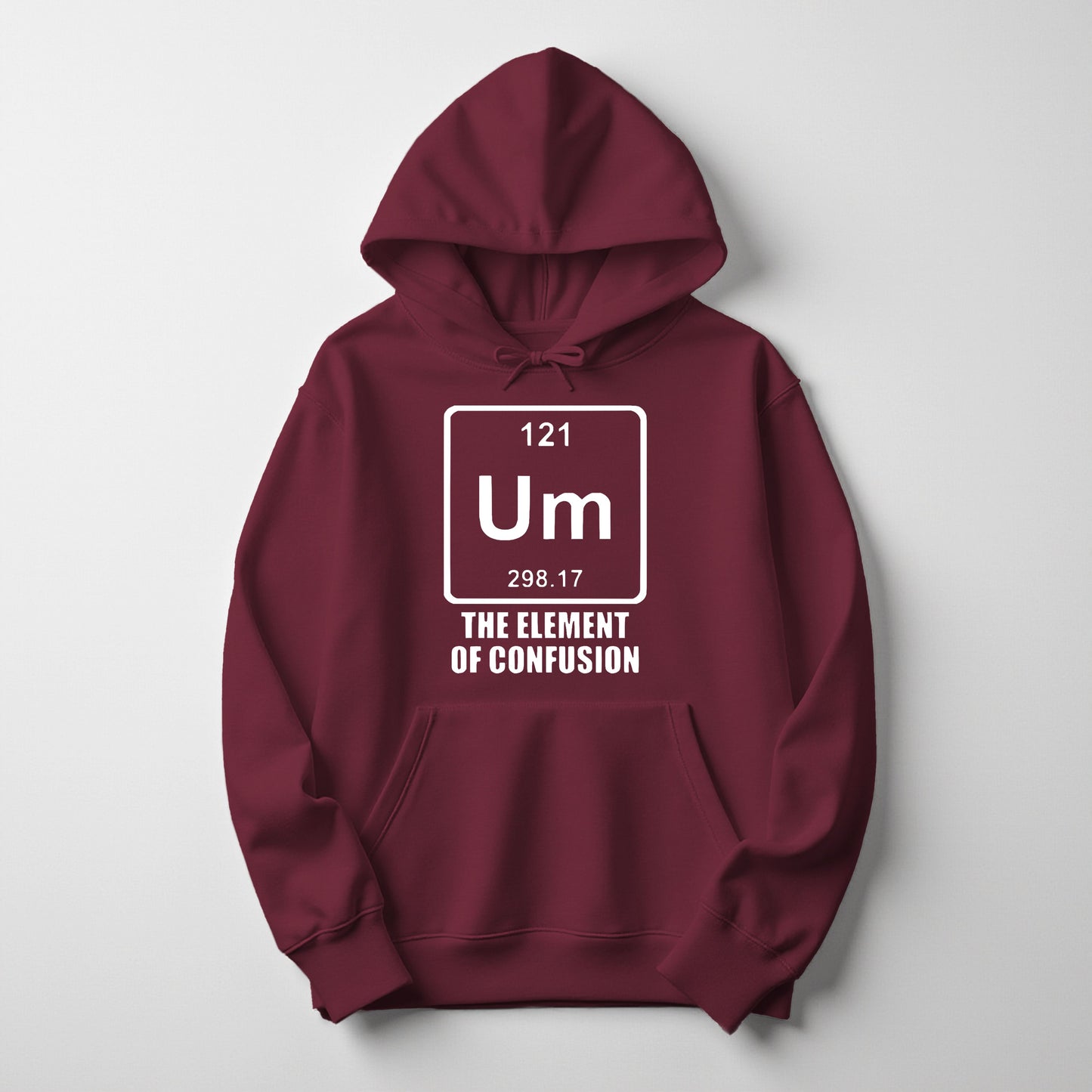 Um Element of Confusion | Funny Chemistry Men’s Hoodie