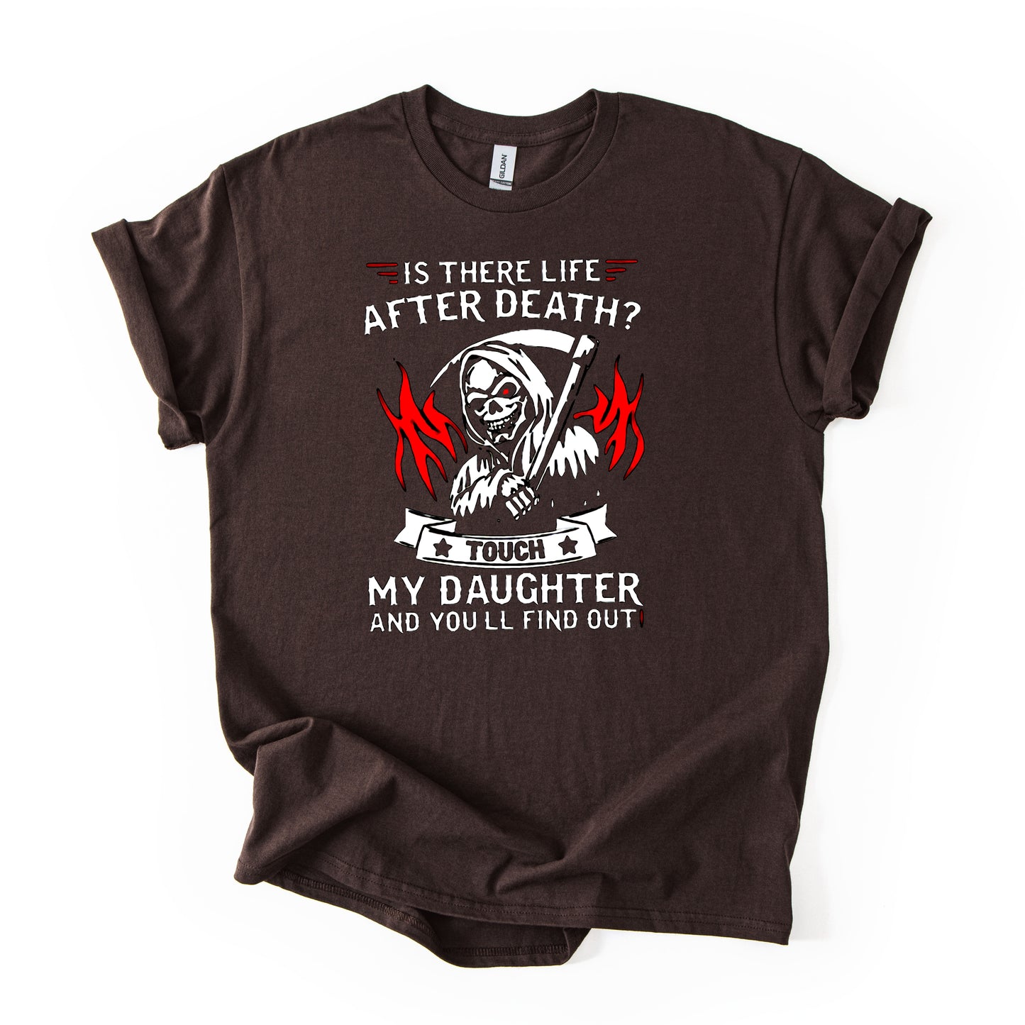 Protective Dad T-Shirt | Touch My Daughter & You’ll Find Out Tee