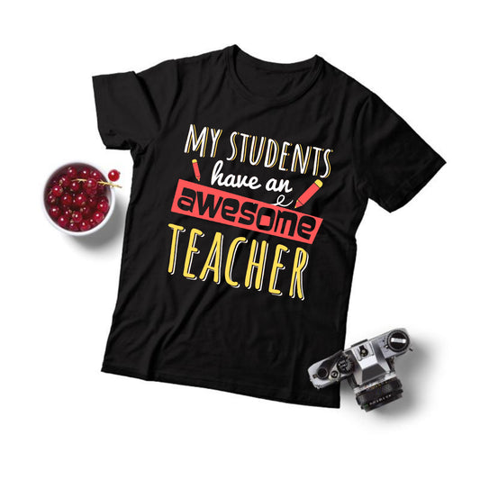 Awesome Teacher Shirt | Funny Men’s Teaching T-Shirt