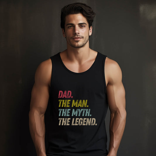Heroic Dad Men’s Tank Top | Cool, Light, and Legendary