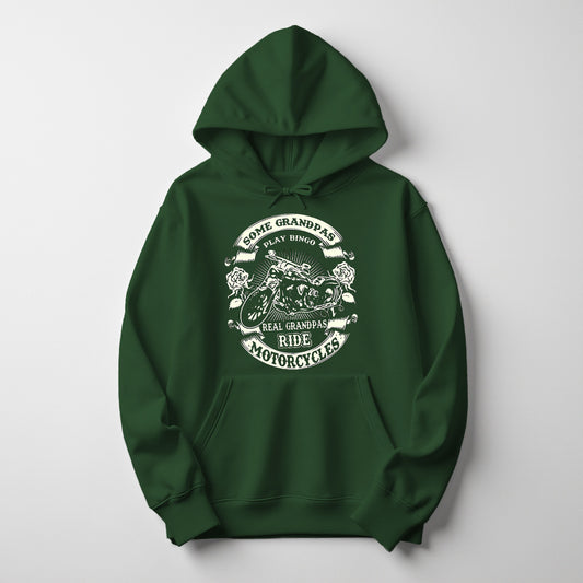 Some Grandpas Play Bingo, Real Grandpas Ride Motorcycles Hoodie